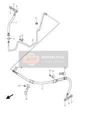 Manguera de freno trasero (AN650)